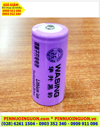 Wasing 26650; Pin 26650, Pin Wasing 22650 lithium 3.7v dung lượng 5000mAh (26mx65mm) chính hãng 